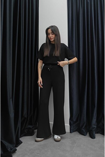 Havoş Black Darcy Modal Tracksuit Set