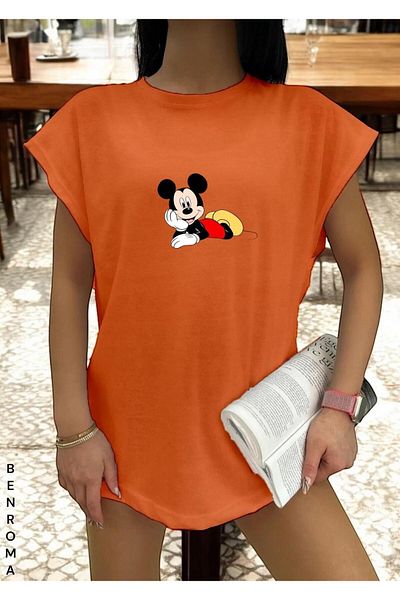 BENROMA 1 tricou este un cadou pentru achiziții de 6 și mai sus în coș - tricou fără mâneci imprimat
