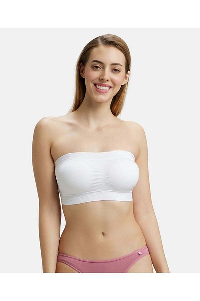 JOCKEY Comfies Bandeau Bra 1545-01 White