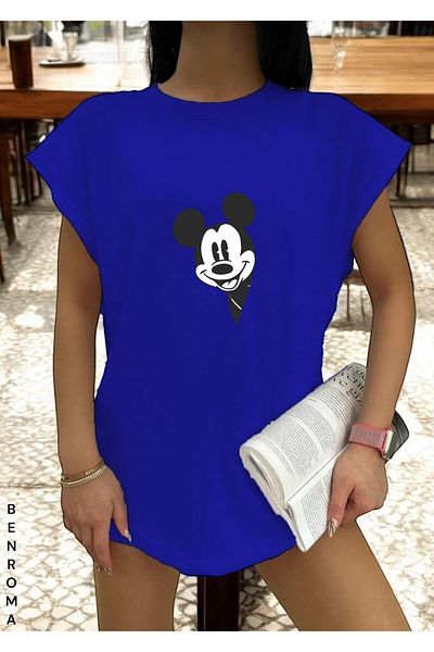 BENROMA 1 tricou este un cadou pentru achiziții de 6 și mai sus în coș - tricou fără mâneci imprimat