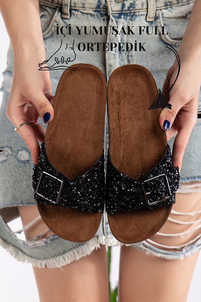 Slipcat Pien Single Buckle Stylish Daily Full Orthopedic Slippers