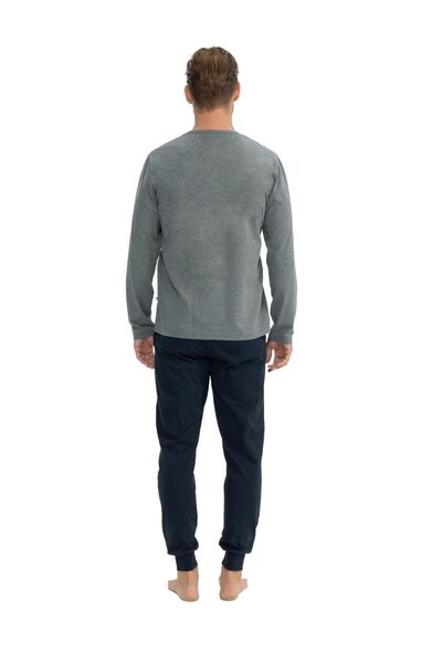 U.S. Polo Assn. Erkek Antrasit Melanj Yuvarlak Yaka Pijama Takımı