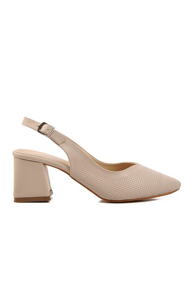 AYAKMOD Women's Thick Heeled Skin Shoes - 617103   Z
