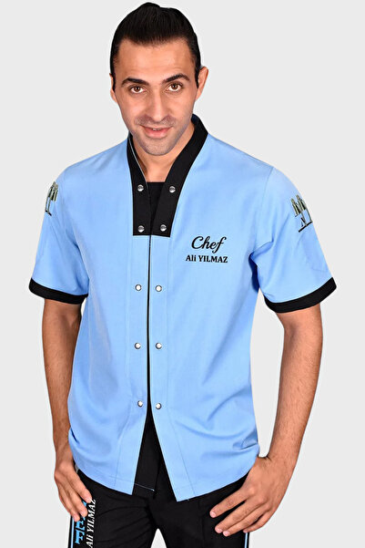 Üniformanya Costum de bucătar - cu cadou cu nume, jachetă și haine de bucătar...
