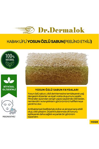 Dr.Dermalok Pumpkin Fiber Seaweed Soap (Peeling Effect)
