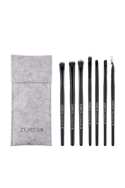 RACHEL ROY 7 Piece Professional Kabuki Eye Makeup Brush Set