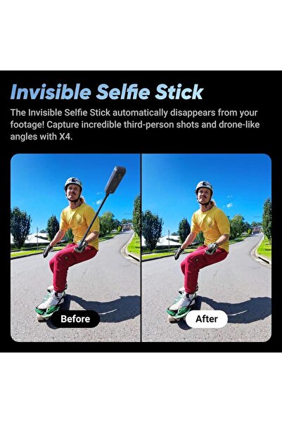 Insta360 X4 360Â° 8K Camera Black