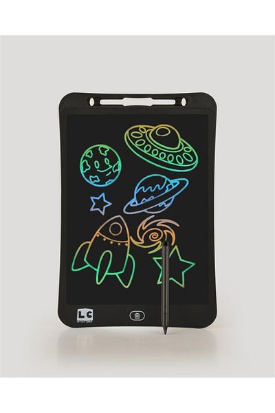 lets be child تابلت رسم رقمي LCD متعدد الألوان مقاس 8.5 بوصة للأطفال مع قلم متعدد الألوان