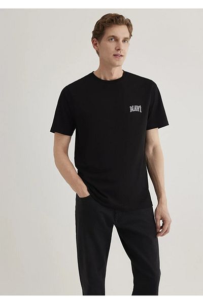Mavi Ανδρικό μαύρο Μ 0611714 -900 Γραπτό T-shirt