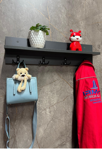 IRMAK DÜNYASI Irmak Mobilya Duvar Askılığı Hol Koridor Mutfak Banyo, Havlu, Elbise Askılık