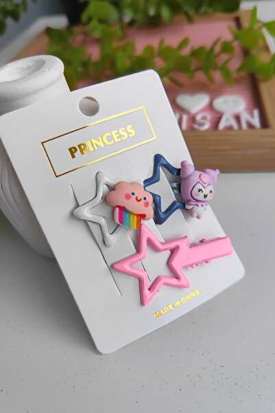 Nisankids Kuromi Figured Snap Star Buckle 3 Pieces