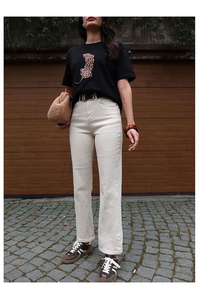 ESRAHELVACI Lycra Flare Jean