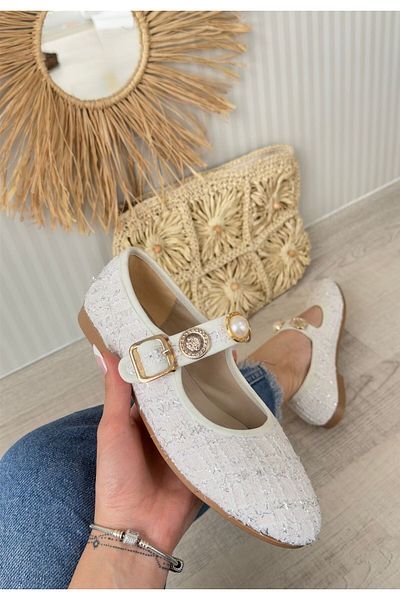 BESKAR Balerina Hante White Stone Stone