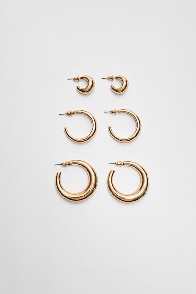 Stradivarius Set of 3 hoop earrings