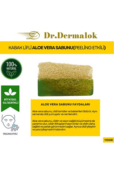 Dr.Dermalok Pumpkin Fiber Aloe Vera Soap (Peeling Effect)