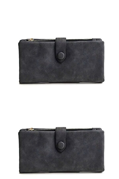 rinkadoll Yeni tasarım kaliteli nubuk deri şık cüzdan