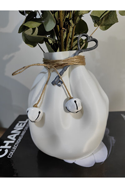 GRAT3D Kese Görünümlü Plastik Şık Vazo