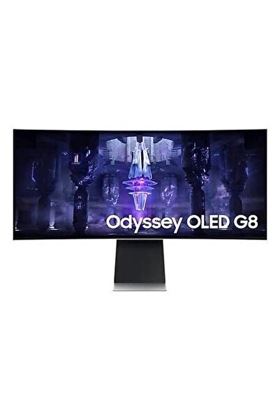 Samsung Ls34bg850suxuf Smart Odyssey Oled G8 34" 0.1ms 175hz Uwqhd 1800r Has Usb Type-c Mini Dp Gaming Gümüş