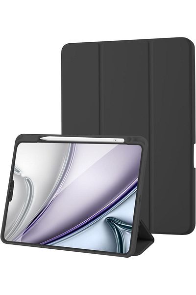 AWH Case for iPad Pro 11 2022/2021/2020, Pencil Holder, Auto Wake/Sleep, Smart Stand, Black