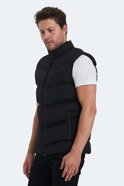 Slazenger St24Ye003 Handle Men's Puffer Vest - - Black