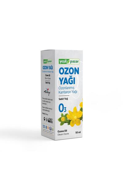 Yeşil Pazar زيت نبتة سانت جون المعالج بالأوزون 50 مل
