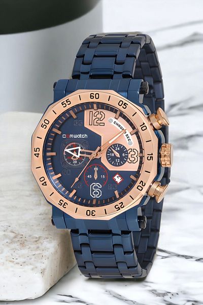 Comwatch Men's Dark Blue Zmcmw002 Wristwatch: Modern Design with Elegance and Functionality Together