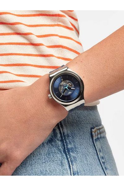 Swatch Men's Wristwatch Bluerang Yıs430