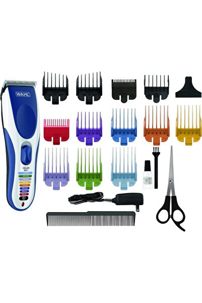 Wahl ماكينة قص الشعر اللاسلكية ColorPro تدعم الجهد الكهربائي في جميع أنحاء ال...