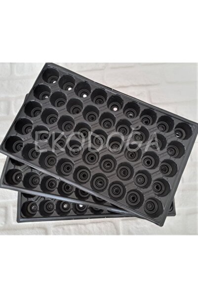 Ekodoğa 45 Gözlü 5 Adet Fide Viyolü Tohum Çimlendirme Kabı Fide Yetiştirme Ka...