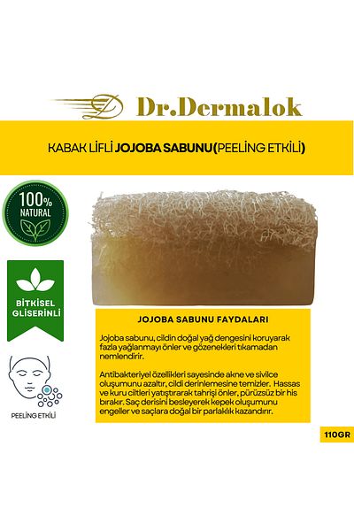 Dr.Dermalok Pumpkin Fiber Jojoba Soap (Peeling Effect)