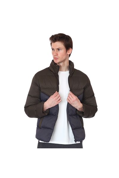 Sportive Ανδρικά παλτό διπλού χρώματος Puffer Casual Style 21ketl21c02-ant