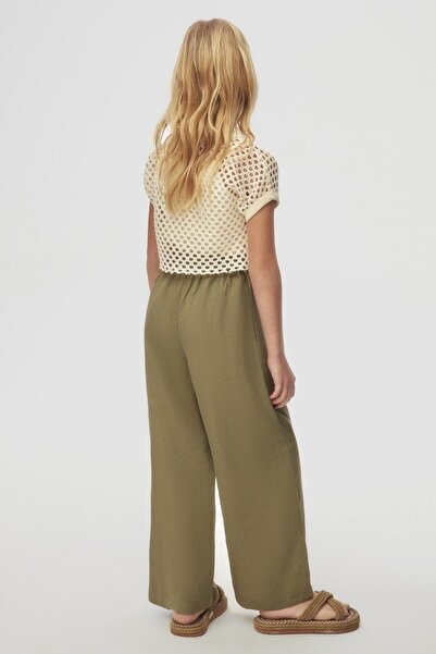NK 8-14 Years Old Girl's Khaki Maltese Trousers