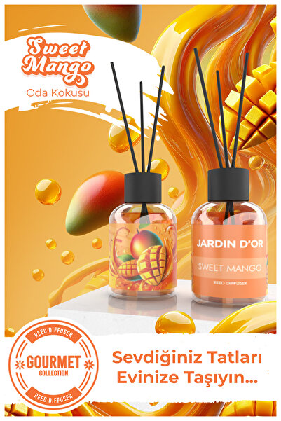 JARDIN D'OR Sweet Mango Reed Diffuser 50 ml / Tatlı Mango Çubuklu Oda Kokusu