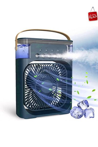 Cady One Mini Air Cooling Fan With 500ml Water Tank 3 Wind Modes 3 Spray Modes 7 Colors Usb Rechargeable