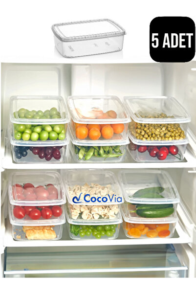 CocoVia 5 Long Lifespan Refrigerator - Food and Breakfast Storage Container
