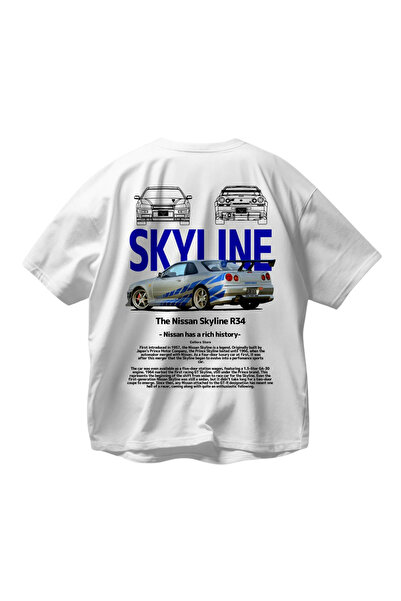 SVART WEAR Skyline Fast & Furious T-shirt supradimensionat unisex cu sunet puternic