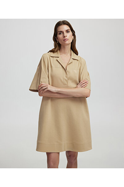 İpekyol Kumaş mix elbise