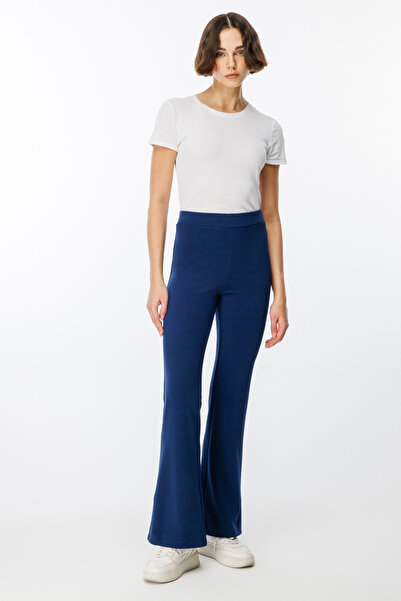 Hüma Collection Colanți evazați negre cu talie înaltă