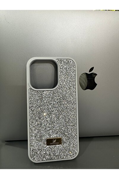 Classy İPhone 14 Pro Ful Taşlı lüks kılıf