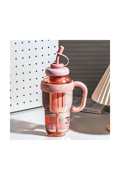 Honney Boutique Giant Mug High Capacity Heat Resistant Women and Student Sports Water Bottle