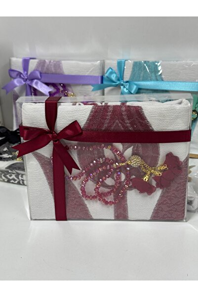 çeyizlik setim Kristal Tesbihli Seccade Takımı Çeyizlik Bohçalık