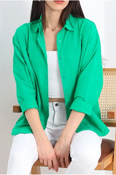 cacobutik قميص تيريكوتون كبير الحجم