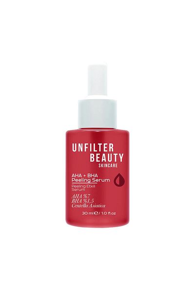 Unfilter Beauty Peeling Serum 30 ml 7% Aha, 1.5% Bha, Centella Asiatica