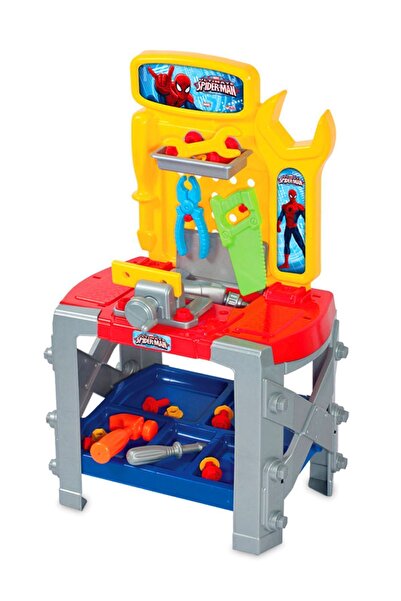 a v d a Spider-man Masalı Tezgahlı Tamir Seti Büyük Boy Tamirci Set 33 Parça