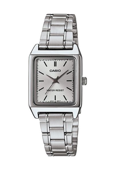 Casio Women's Watch with Silver Color Dial and Cord