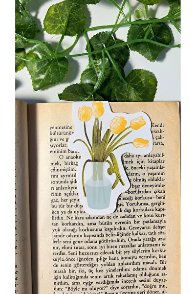 Handeto Kraft مغناطيس توليب أصفر - إشارة مرجعية لامعة وصلبة، طلاء PVC، صناعة ...