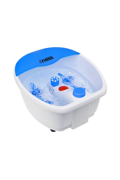 Fitness World Foot Spa Bath Massager Machine With Temperature Control Vibration And Bubble Jet