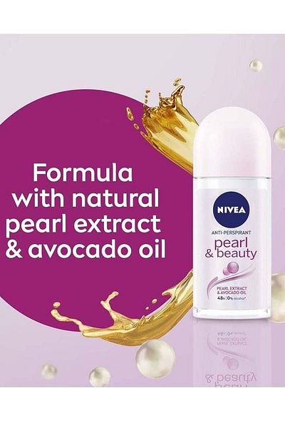 NIVEA Pearl And Beauty Roll On Deodorant 50ml