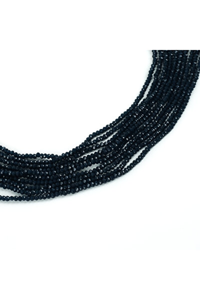 yfhobi 1 Dizi (145-155 Adet) - 2 mm Yassı Kristal Cam Boncuk Dizisi Mat Çok K...