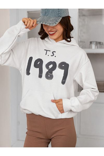 SEVBANO Taylor Swift 1989 Printed Unisex Oversize Hoodie